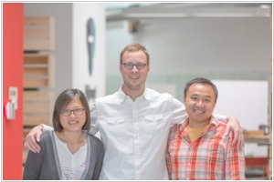 Founders: Le Haung, Cam Urban and Peng Shao