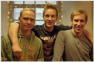 Founders: Markus Rautio, Reetu Kainulainen and Jaakko Pasanen